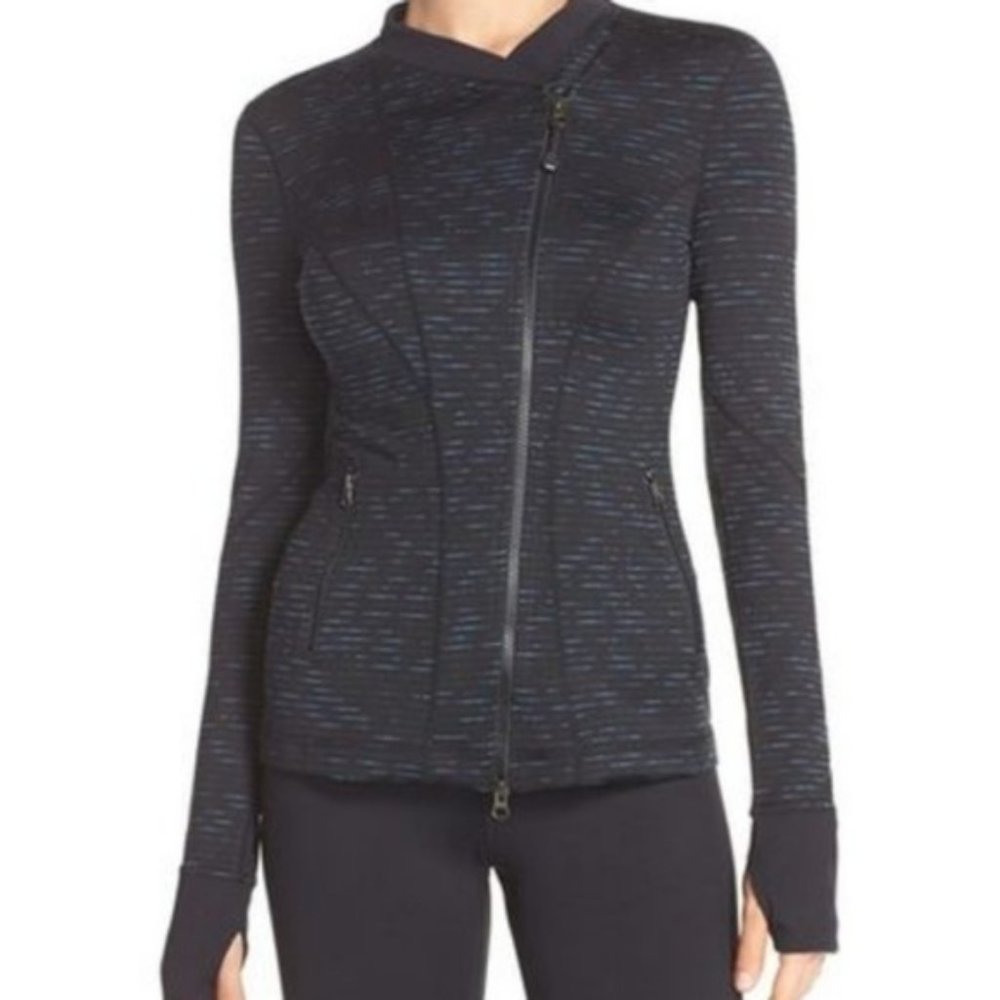 zella | asymmetrical zip up jacket